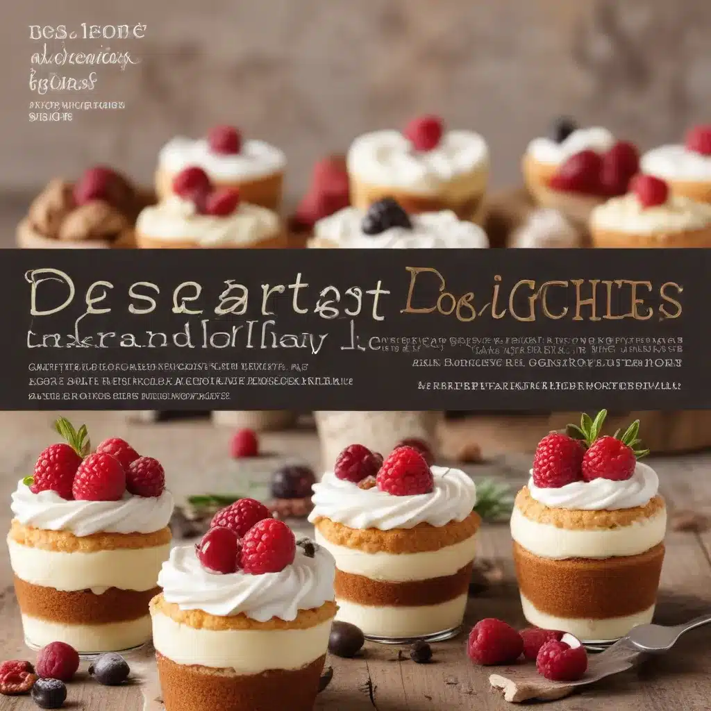 Dessert Delights: Crafting Exceptional Culinary Experiences with Fresh, Locally-Sourced Ingredients