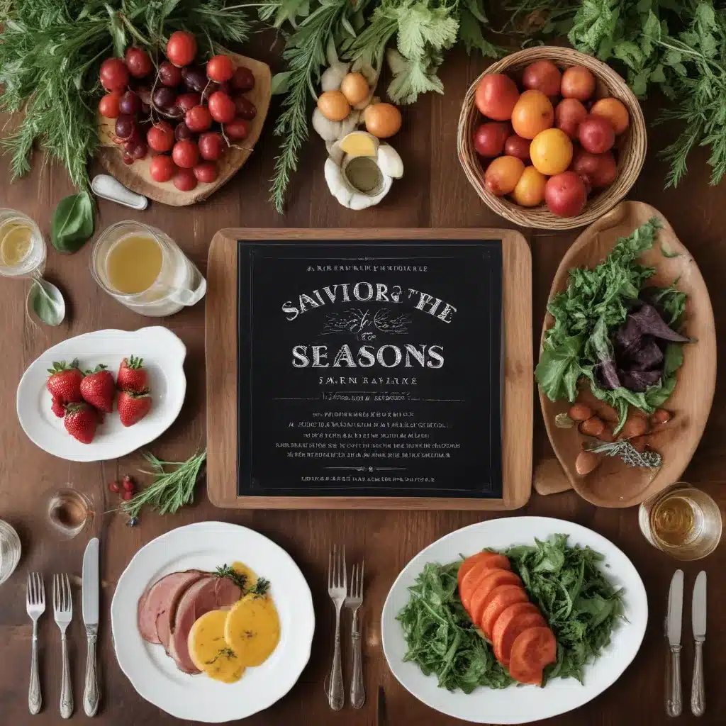 Savoring the Seasons: A Guide to Exceptional Farm-to-Table Pairings